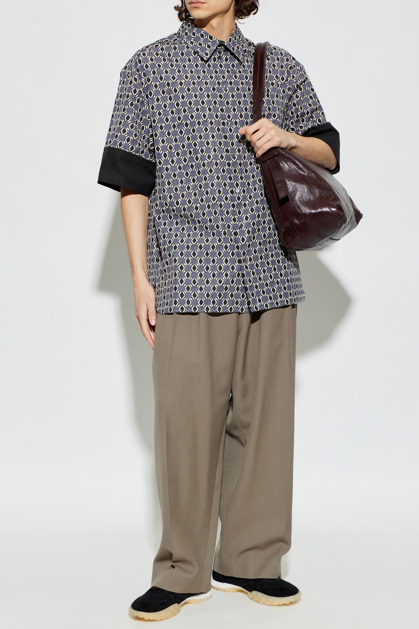 Lanvin Patterned short-sleeve shirt | Men's | Vitkac